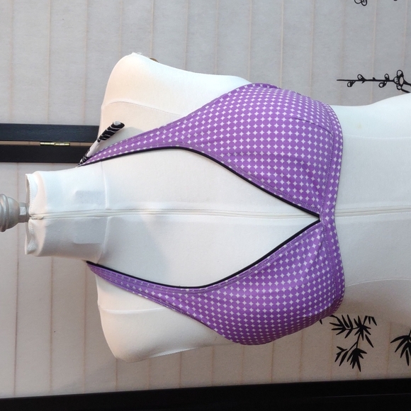 Reversible bikini top. Size Medium stretchy and lightly padded. - Picture 3 of 4